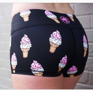 NWT Feed Me Fight Me Ice Cream Training Shorts